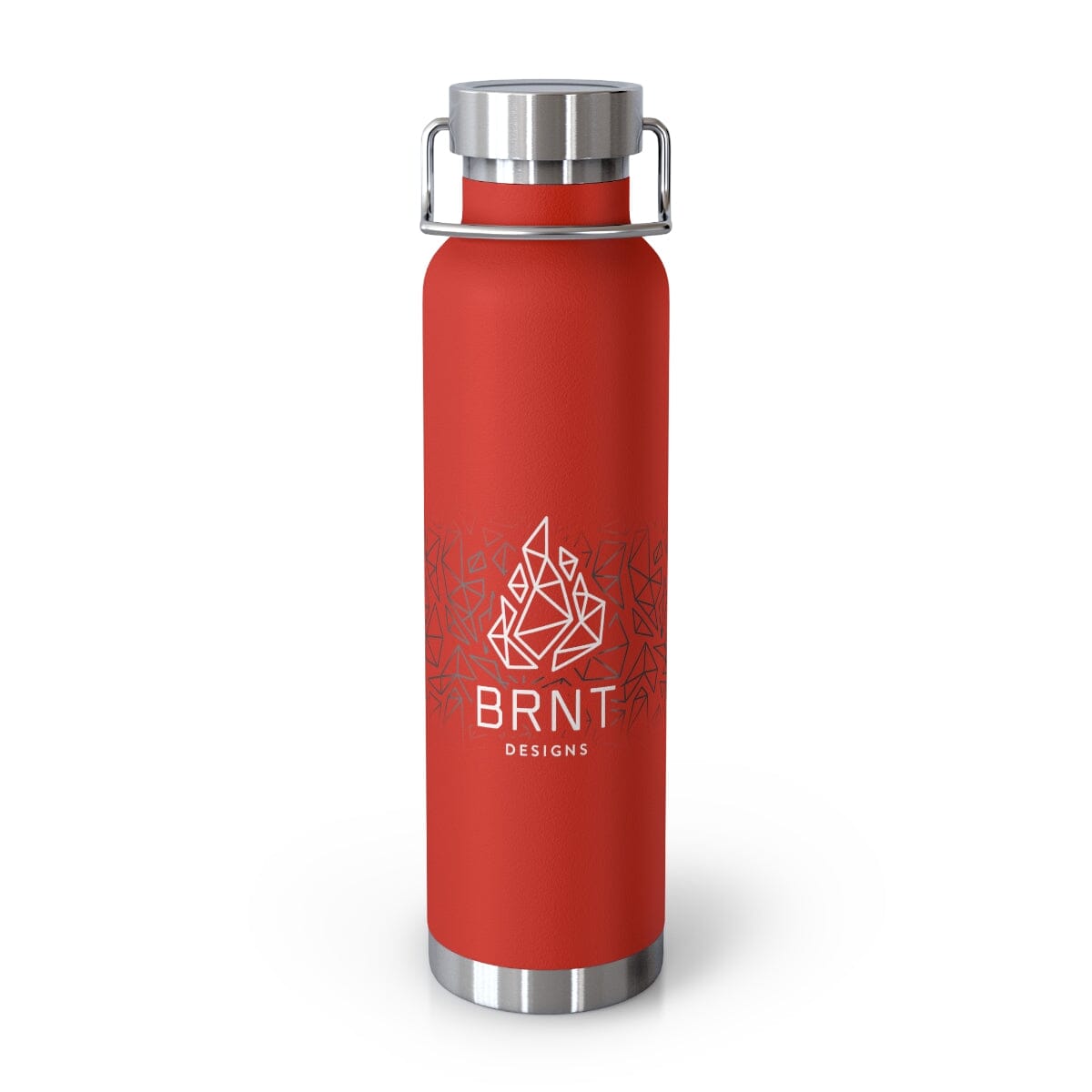 BRNT Copper Vacuum Insulated Bottle, 22oz Mug Printify Red 22oz